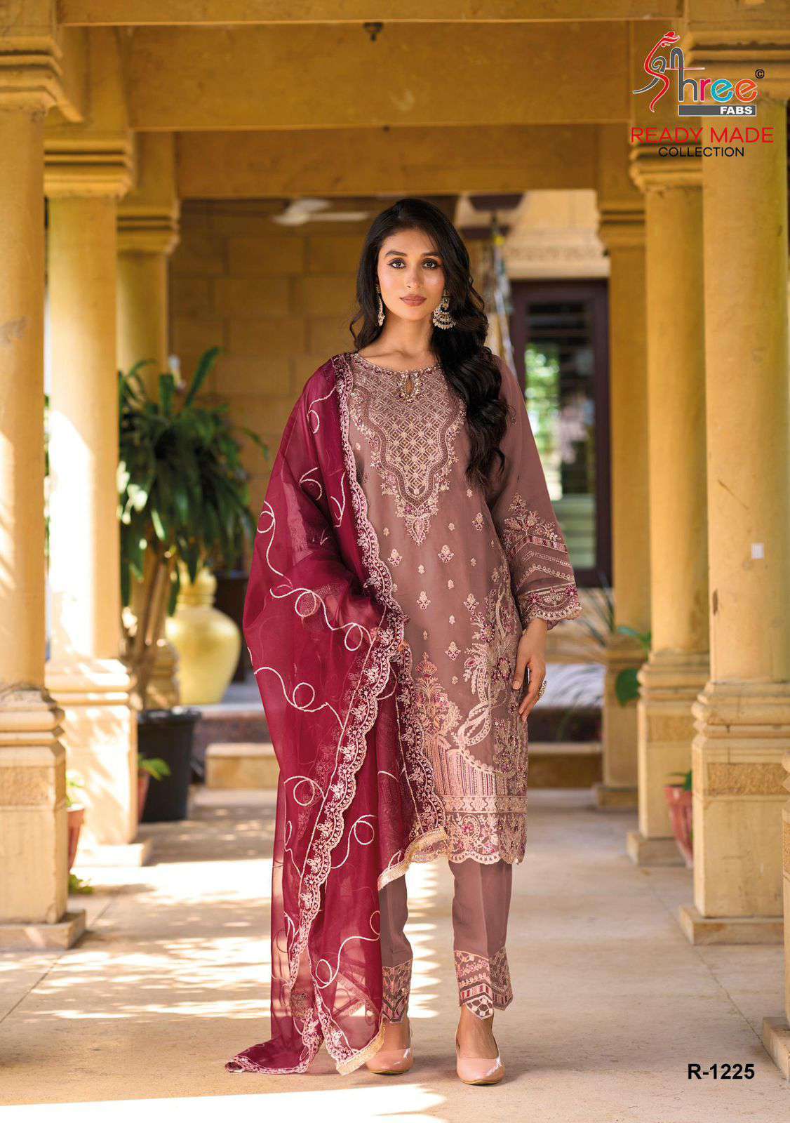 Shree Fabs R 1225 Colors Wedding Wear Pakistani Designer Organza Dress Dealers