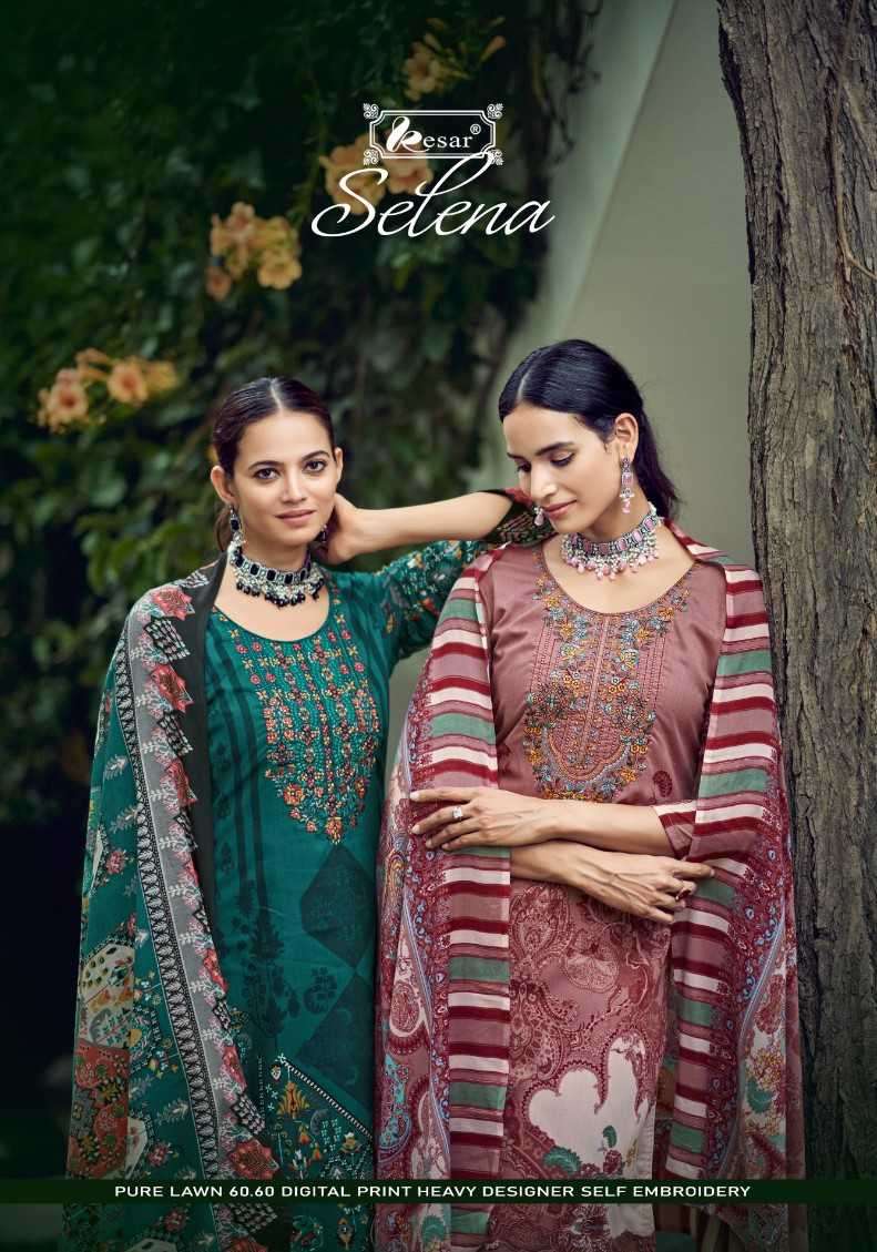 Shree Vijay Kesar Selena Digital Printed Summer Collection Suit Suppliers