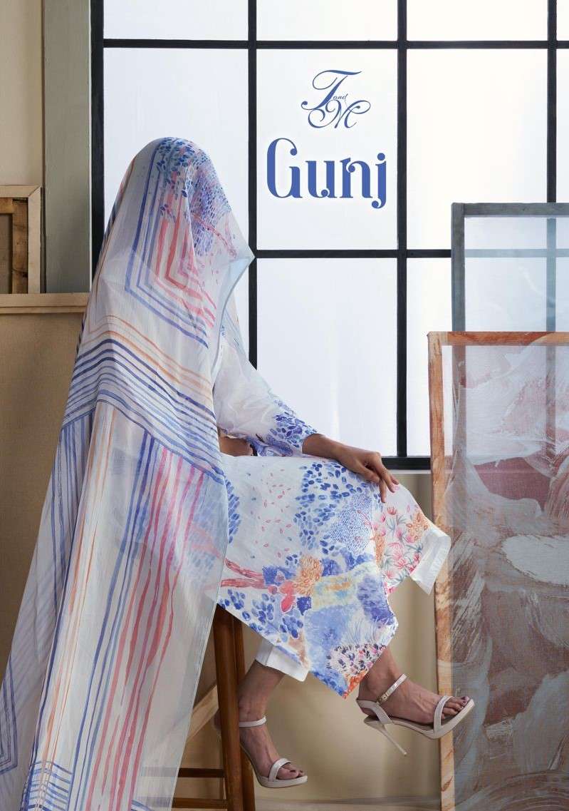 T And M Designer Gunj Fancy Digital Print Exclusive Ladies Suit Branded Collection