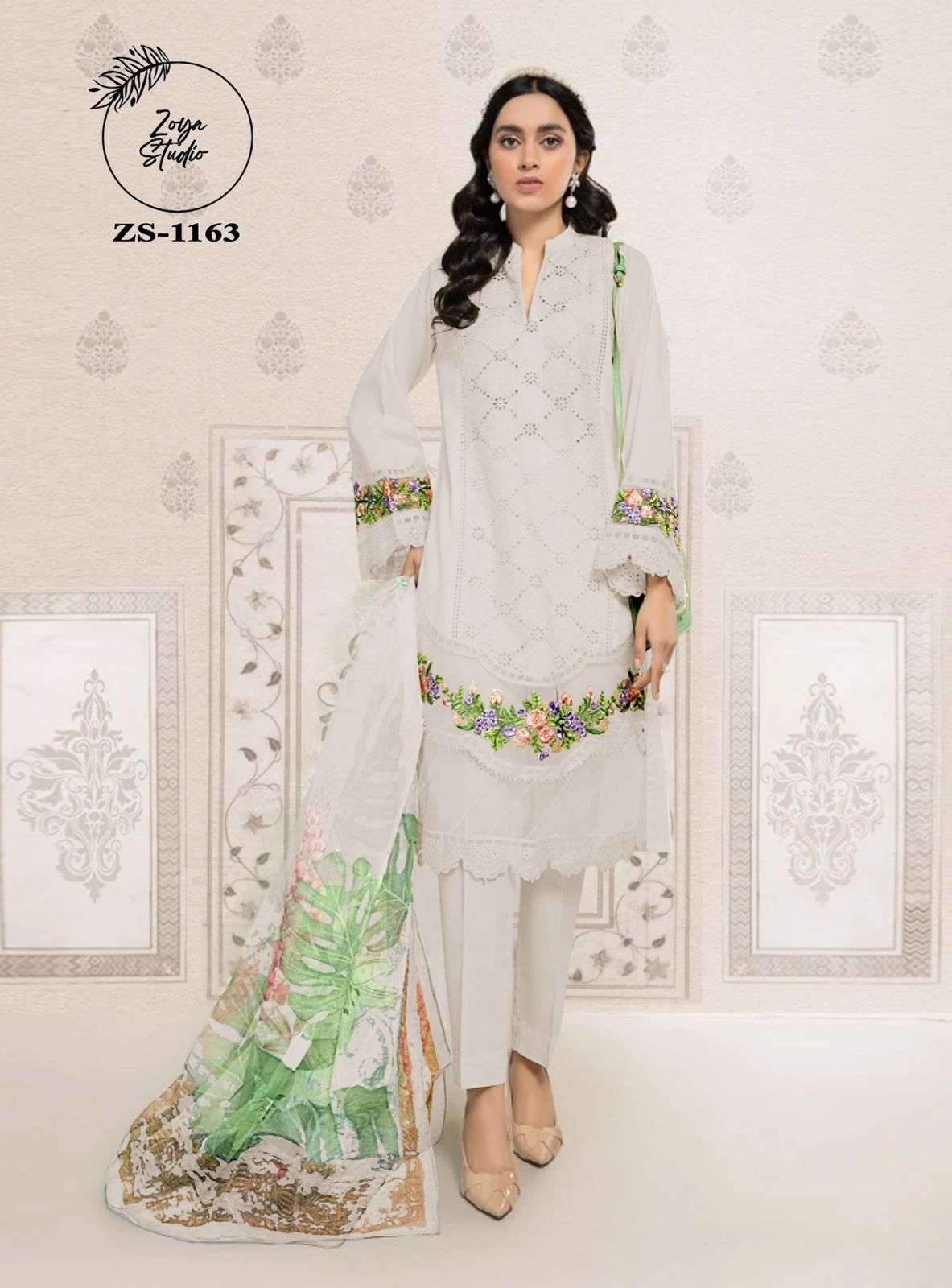 Zoya Studio Zs 1163 Fancy Georgette Pakistani Dress Readymade Collection