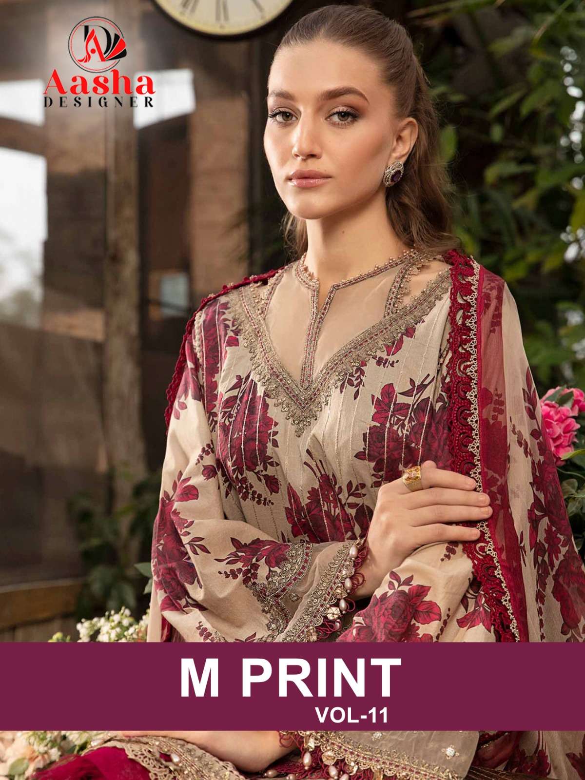 Aasha Designer M Print Vol 11 Exclusive Pakistani Salwar Kameez New Designs
