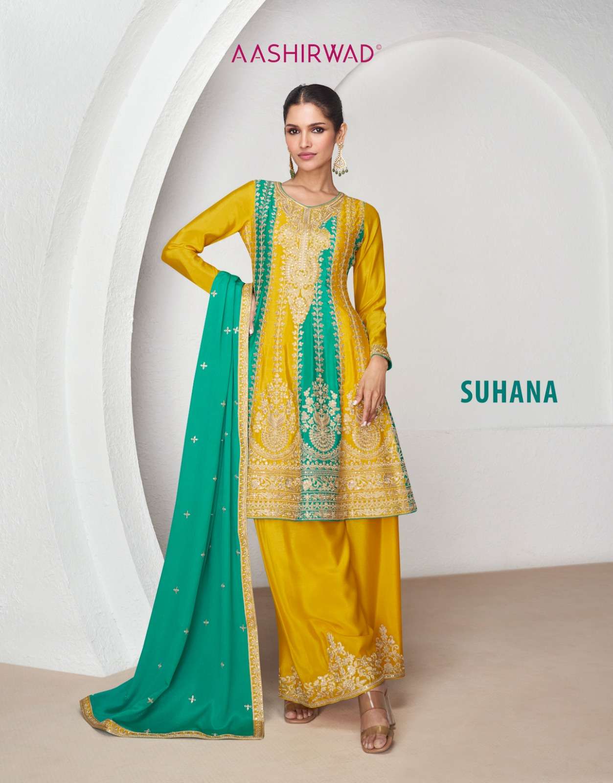 Aashirwad Suhana 9922 To 9923 Latest Style Readymade Dress Festive Collection