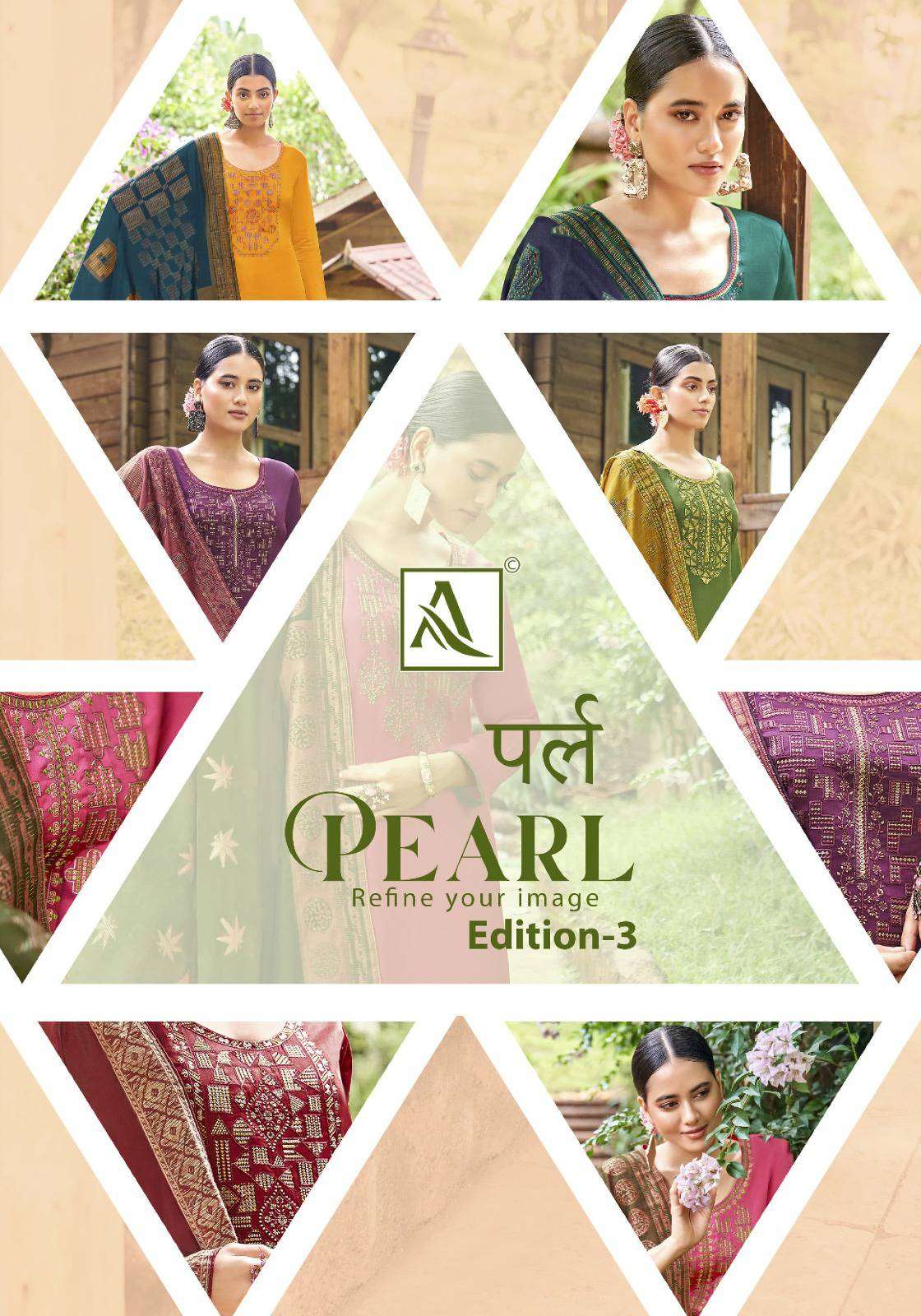 Alok Suit Pearl Edition 3 Ladies Wear Salwar Kameez Festive Collection