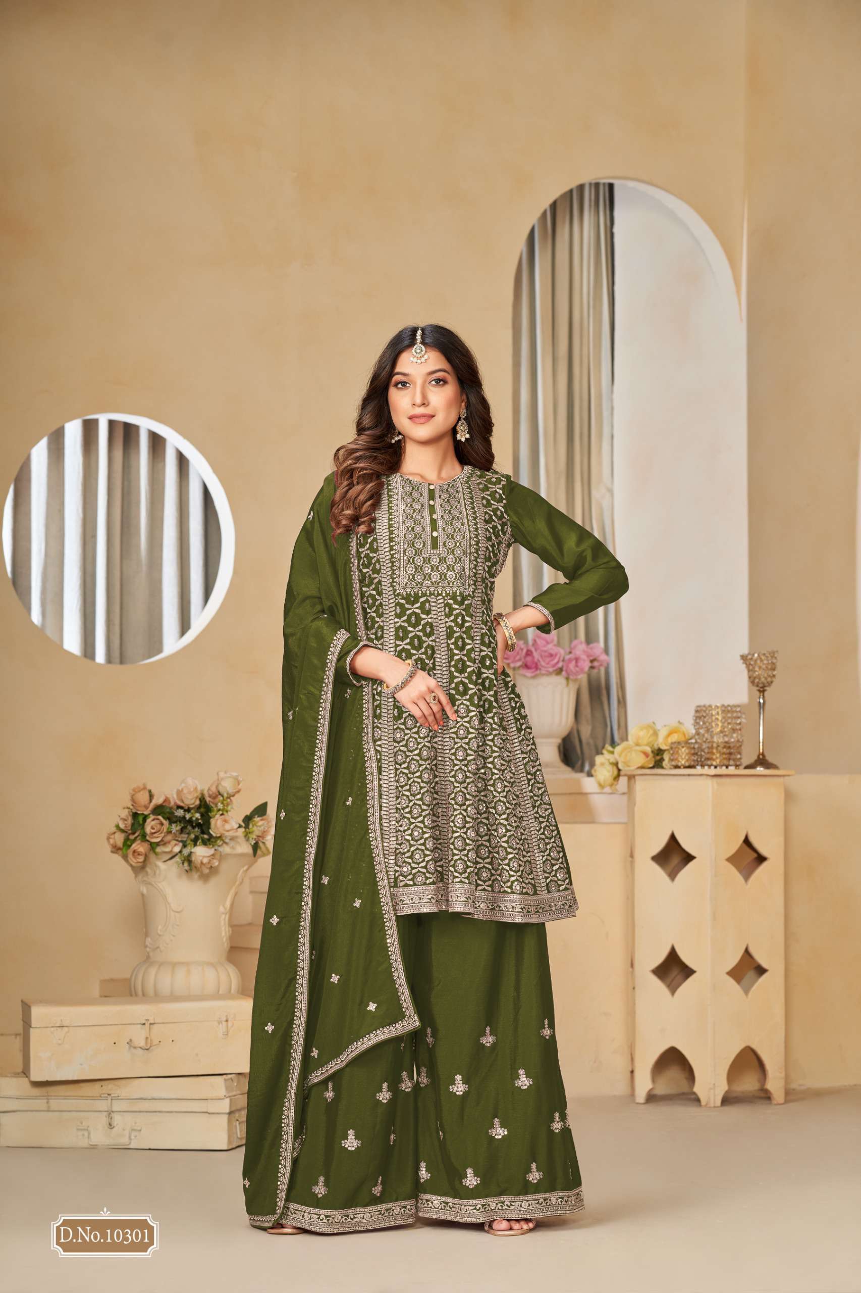 Anjubaa Vol 30 10301 To 10304 Exclusive Sharara Style Dress Festive Collection