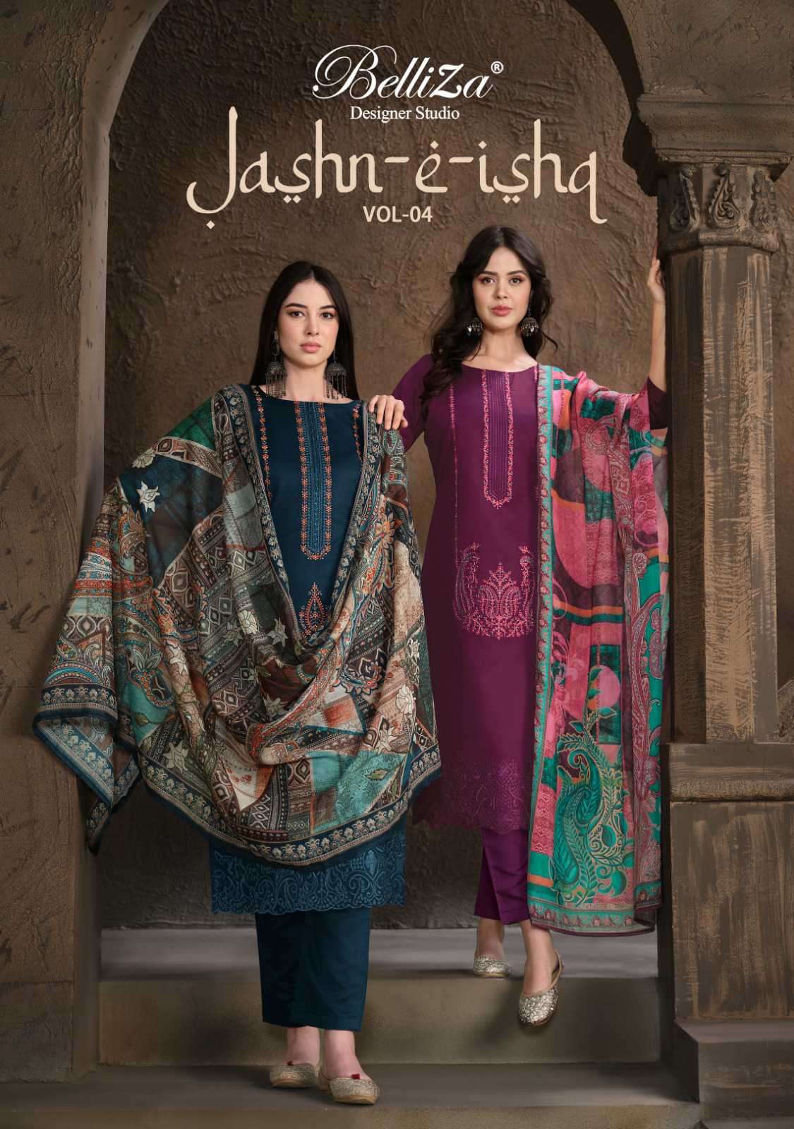 Belliza Jashn E Ishq Vol 4 Ladies Wear Fancy Dress Catalog Buy Online Dealers