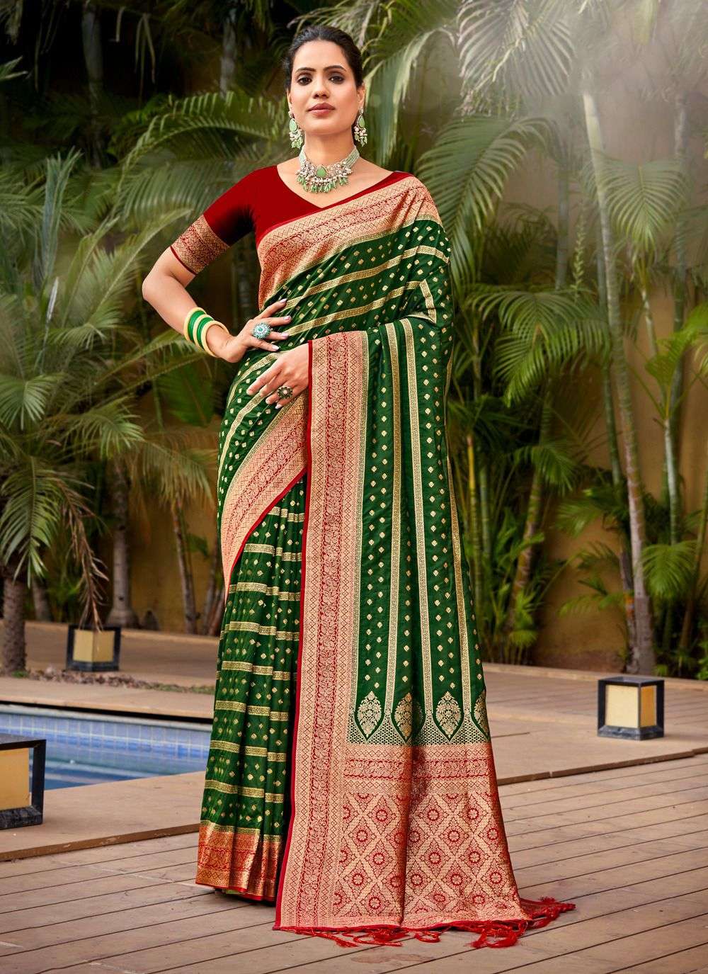 Bunawat Pratibha Silk 1001 To 1006 Designer Banarasi Saree New Collection