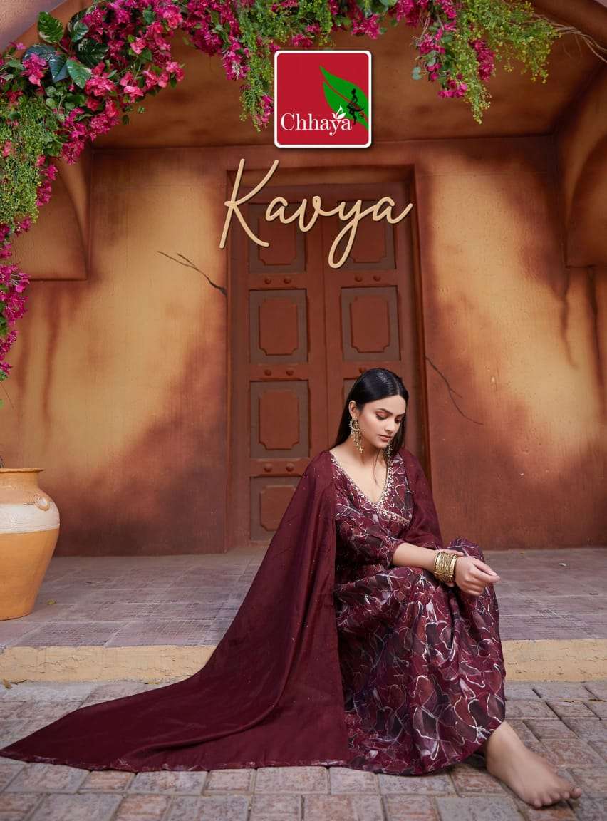 Chhaya Kavya Fancy Modal Silk Stylish 3 Piece Pair Festive Collection
