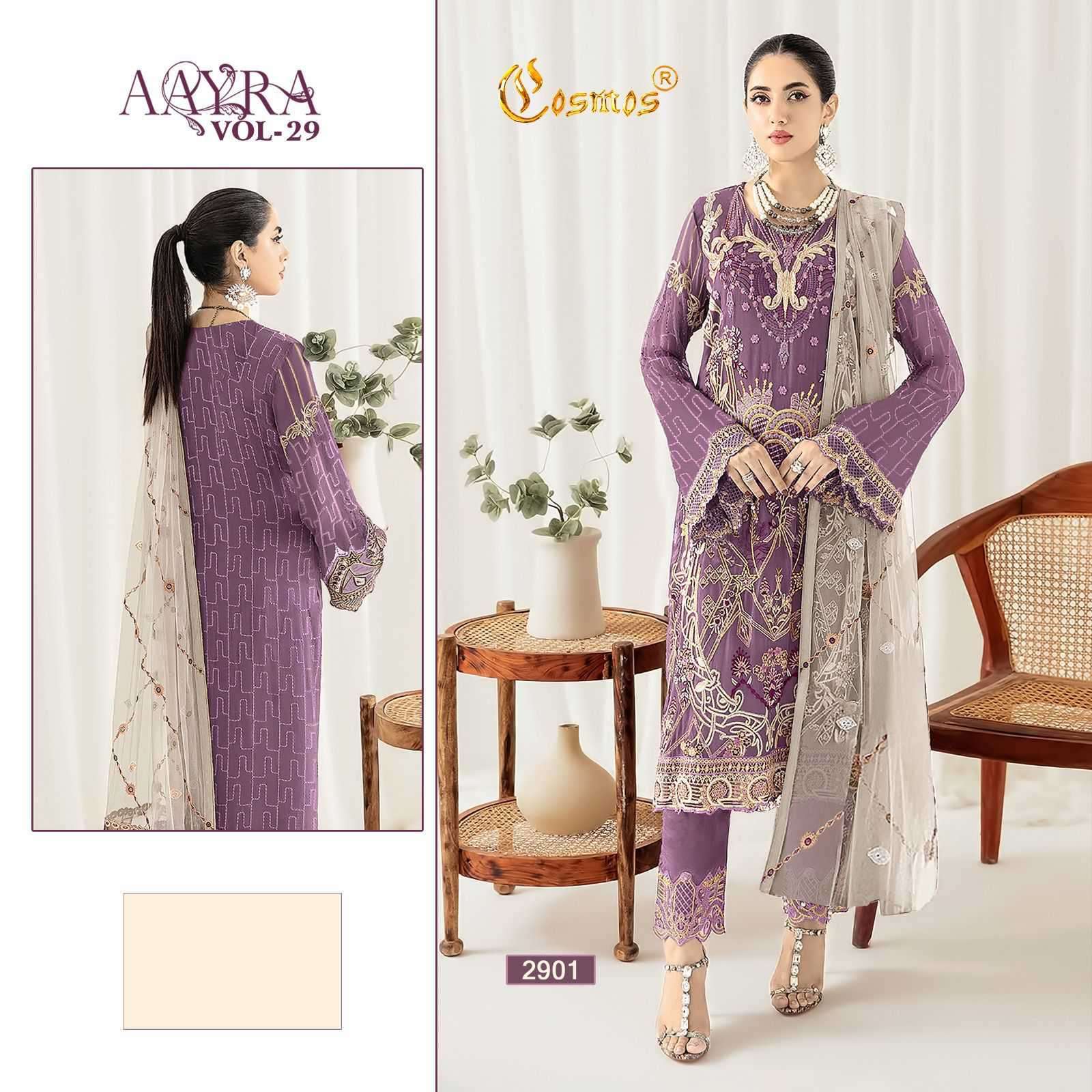 Cosmos Aayra Vol 29 Latest Designs Pakistani Dress Wholesalers