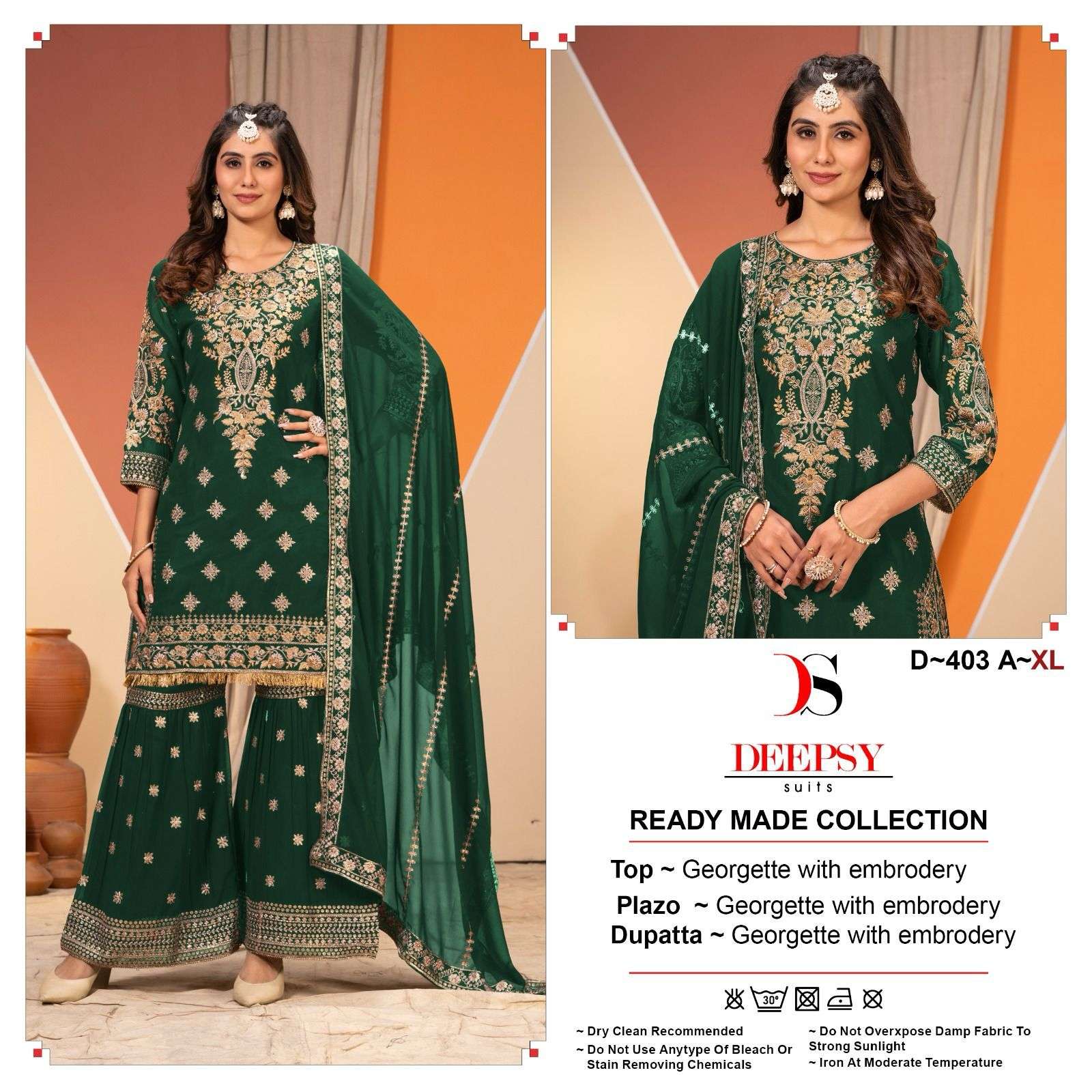 Deepsy D 403 Colors New Design Pakistani Sharara Dress Festive Collection