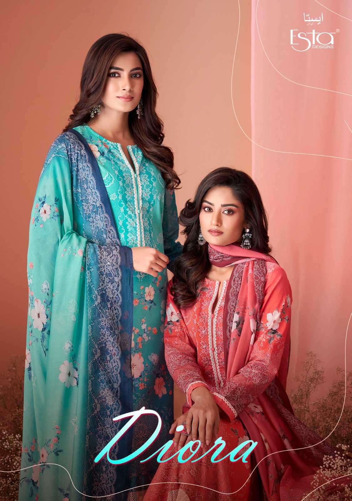 Esta Diora Ethnic Wear Cotton Salwar Suit Catalog Dealers By Surat