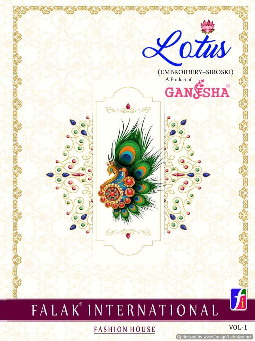 Ganesha Lotus Fancy Print Cotton Saree Catalog Buy Dealers