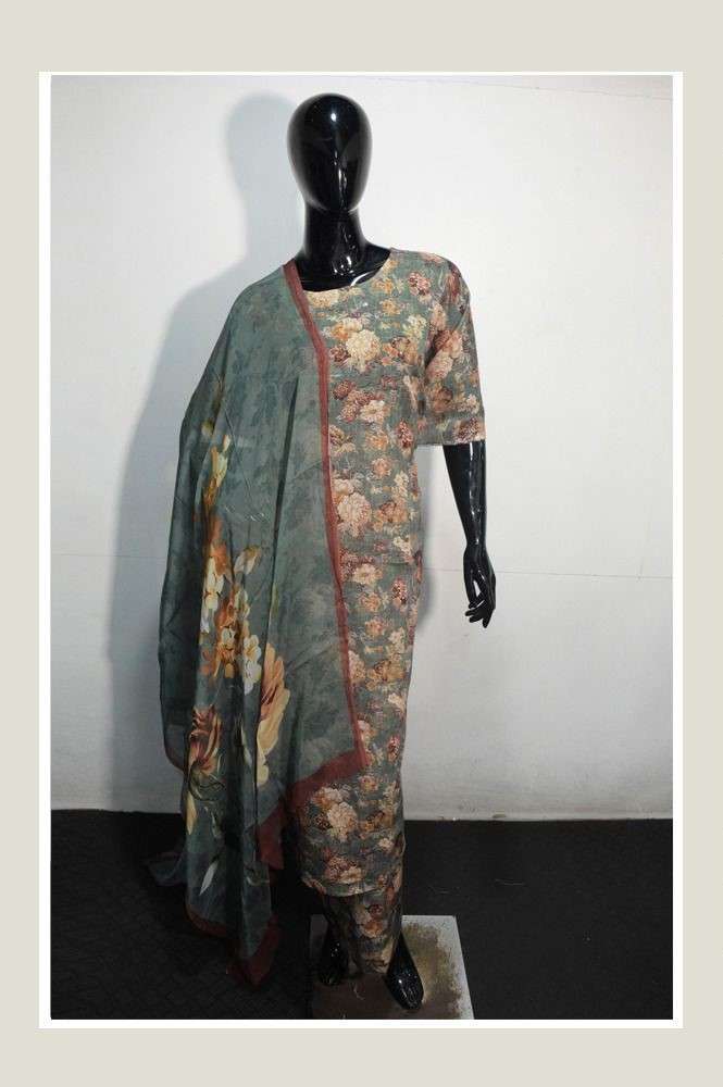 Ganga Briana 2513 Pure Linen Summer Collection Dress Suppliers