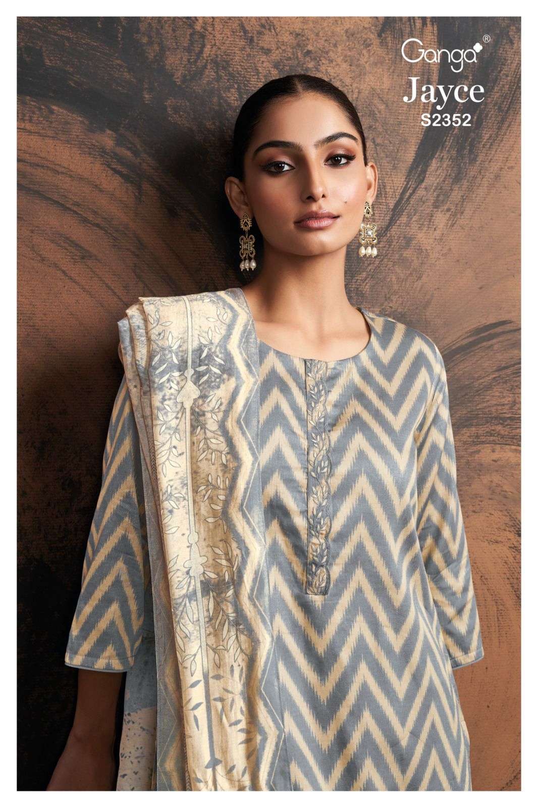 Ganga Jayce 2352 Fancy Silk Cotton Salwar Kameez Catalog Dealers