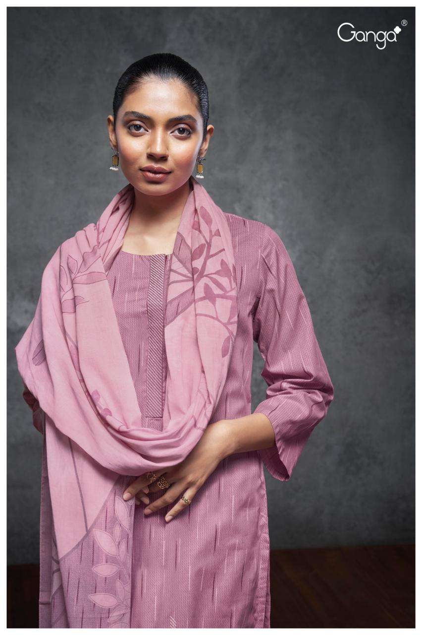Ganga Omyra 2302 Pure Cotton Ladies Salwar Suit Online Catalog Dealers