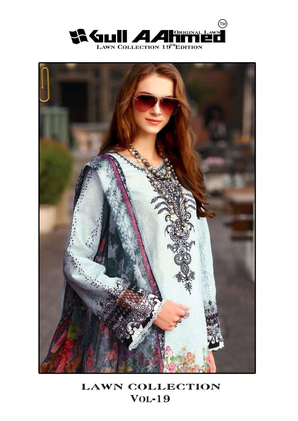 Gul Ahmed Lawn Collection Vol 19 Pakistani Printed Cotton Dress Catalog Dealers