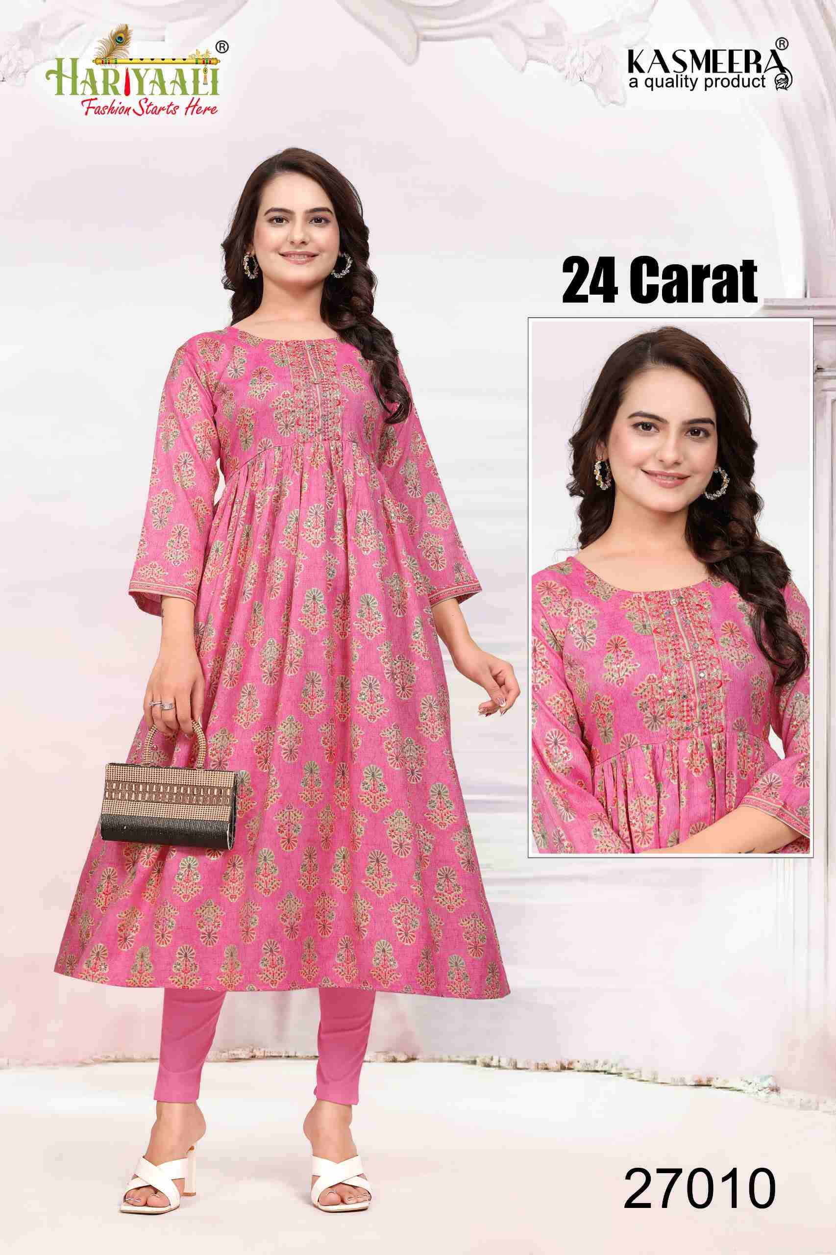 Hariyaali 24 Carat Vol 5 Ladies Wear Fancy Rayon Kurti Online Dealers