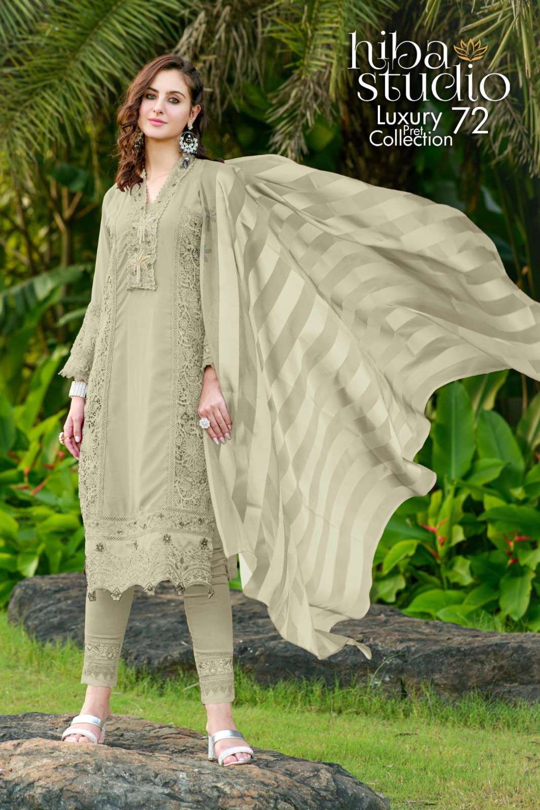 Hiba Studio LPC Vol 72 New Colors Designer Party Wear pakistani Pattern Readymade Suits