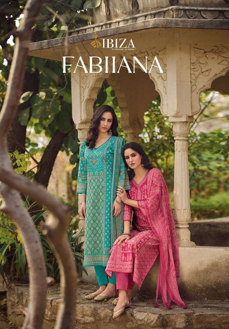 Ibiza Fabllana Latest Designs Cotton Ladies Salwar Kameez Catalog Dealers