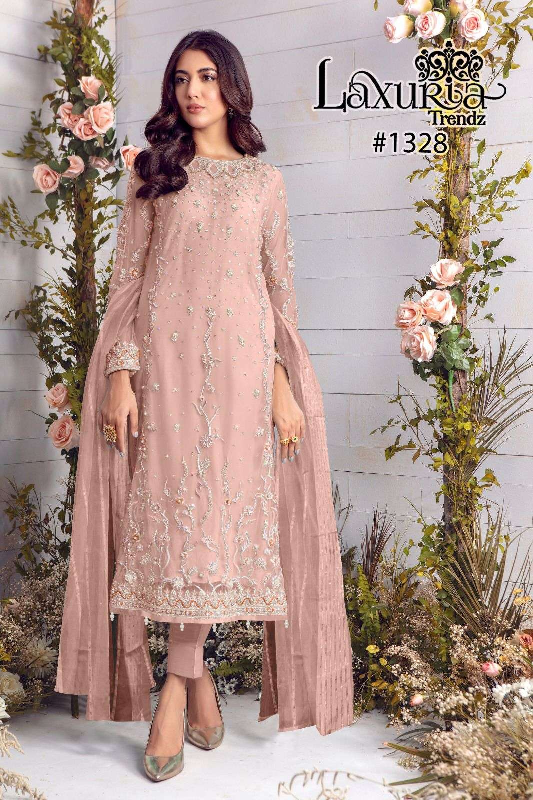 Laxuria Trendz 1328 Pakistani Designer Dress Readymade Collection