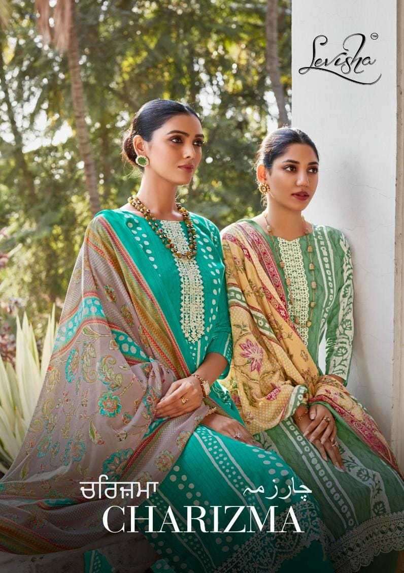 Levisha Charizma Fancy Cotton Ladies Salwar Suit Suppliers In Surat