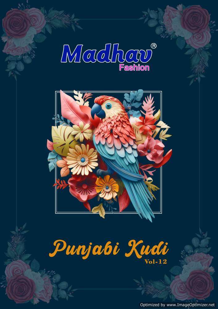 Madhav Punjabi Kudi Vol 12 readymade patiala Suit New Collection