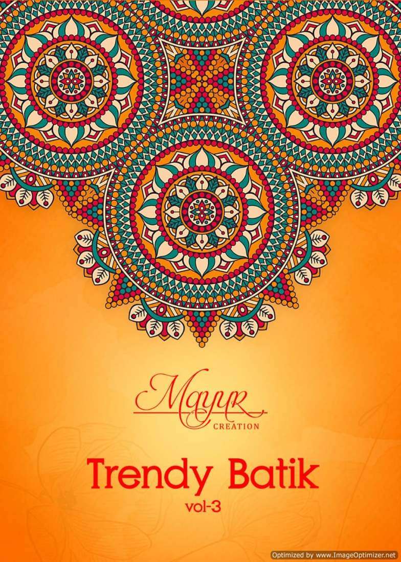 Mayur Trendy Batik Vol 3 Printed Batik Cotton Dress Material Catalog Exporters