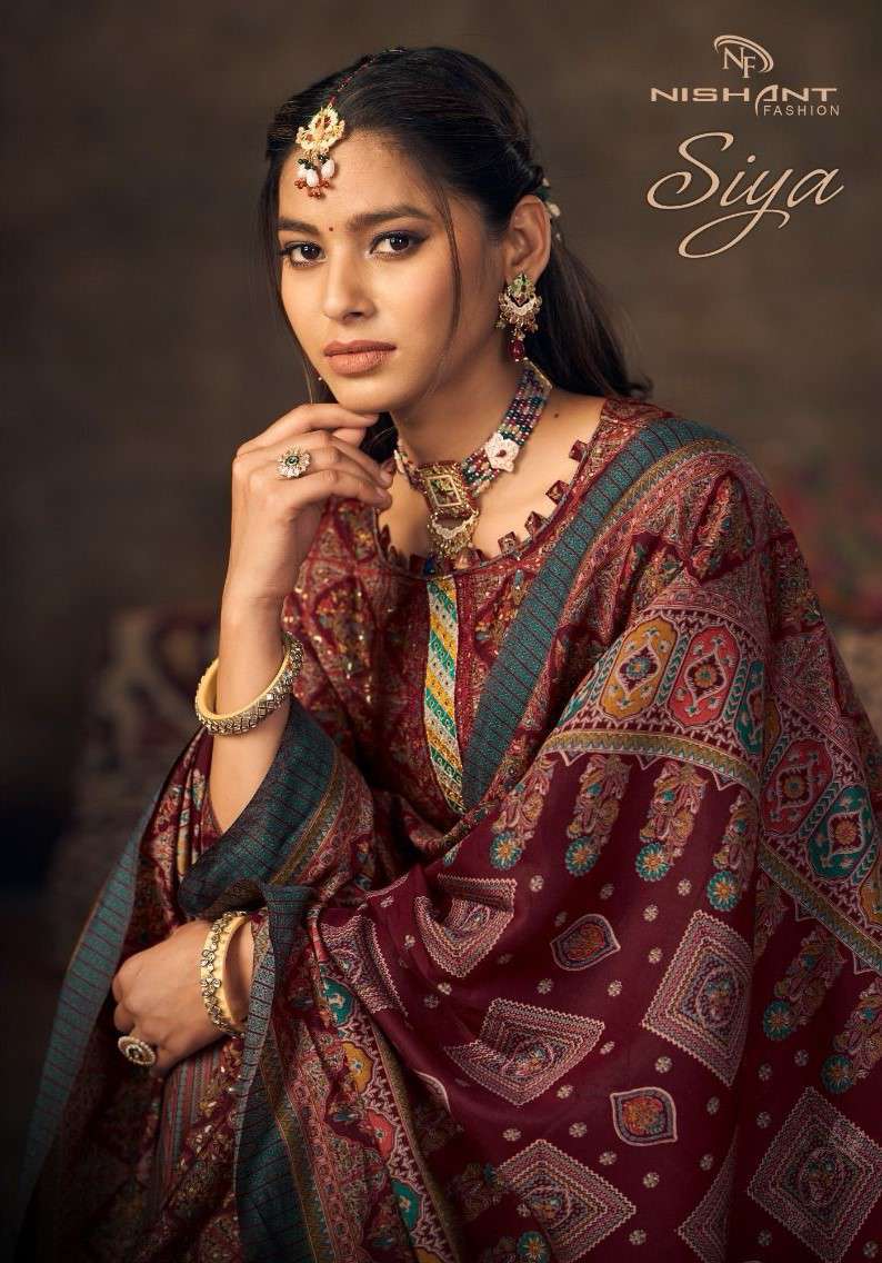 Nishant Fashion Siya Fancy Modal Silk Festive Wear Ladies Dress Exporters