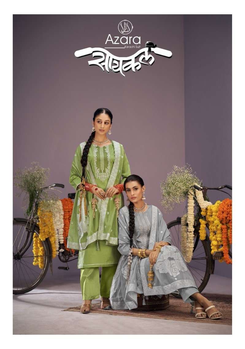 Radhika Azara Saykal Pure Jam Cotton Ladies Salwar Suit Exporters