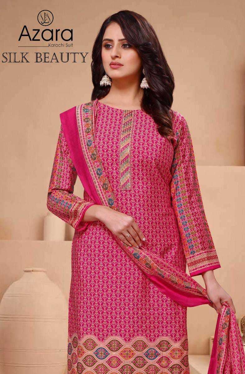 Radhika Azara Silk Beauty Designer Printed Muslin Dress Catalog Exporters