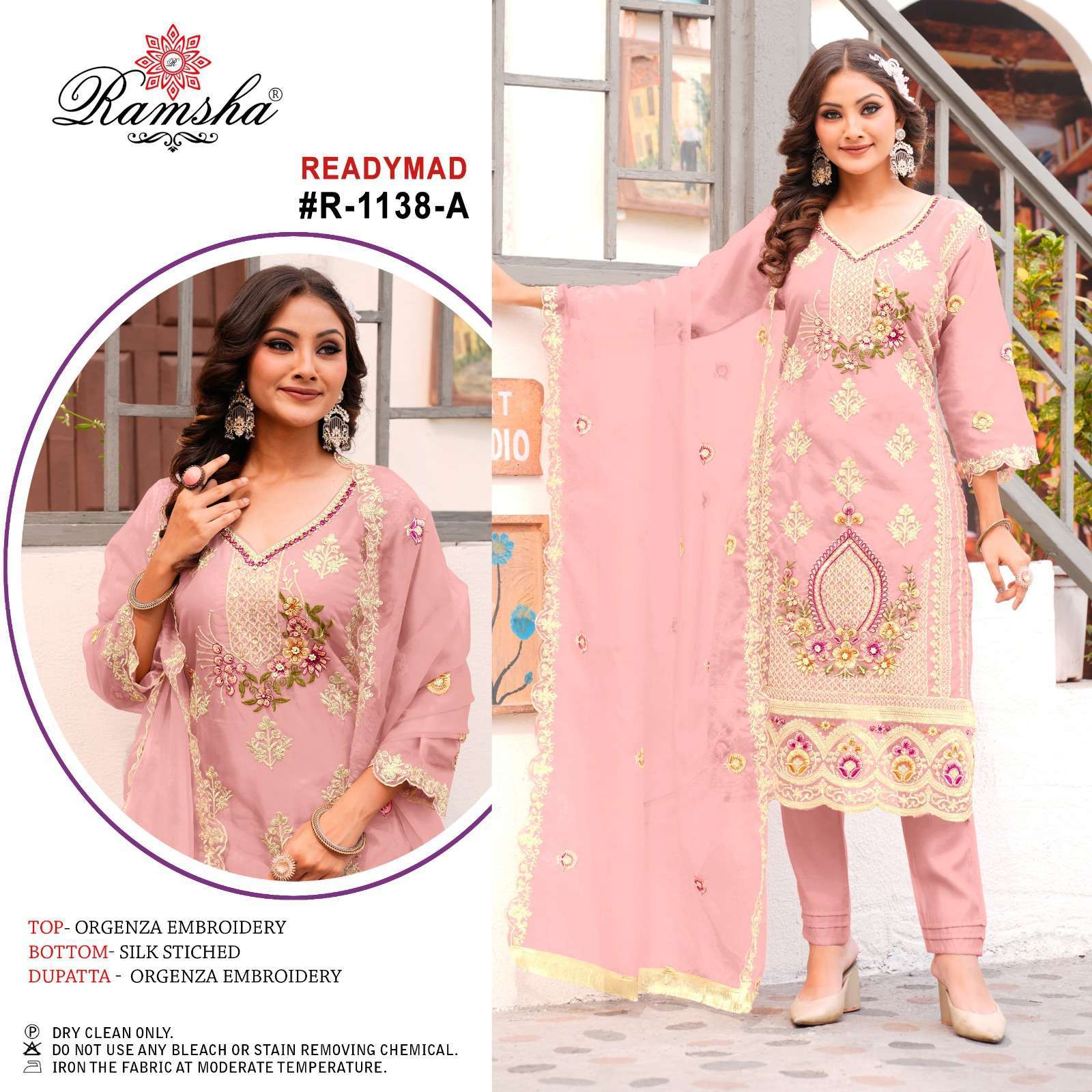 Ramsha R 1138 Nx Readymade Pakistani Dress Festive Collection