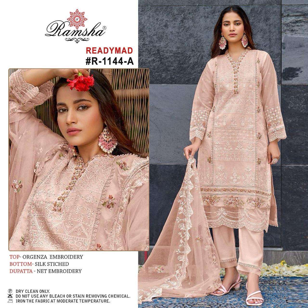Ramsha R 1144 Nx Fancy Pakistani Suit Readymade New Collection
