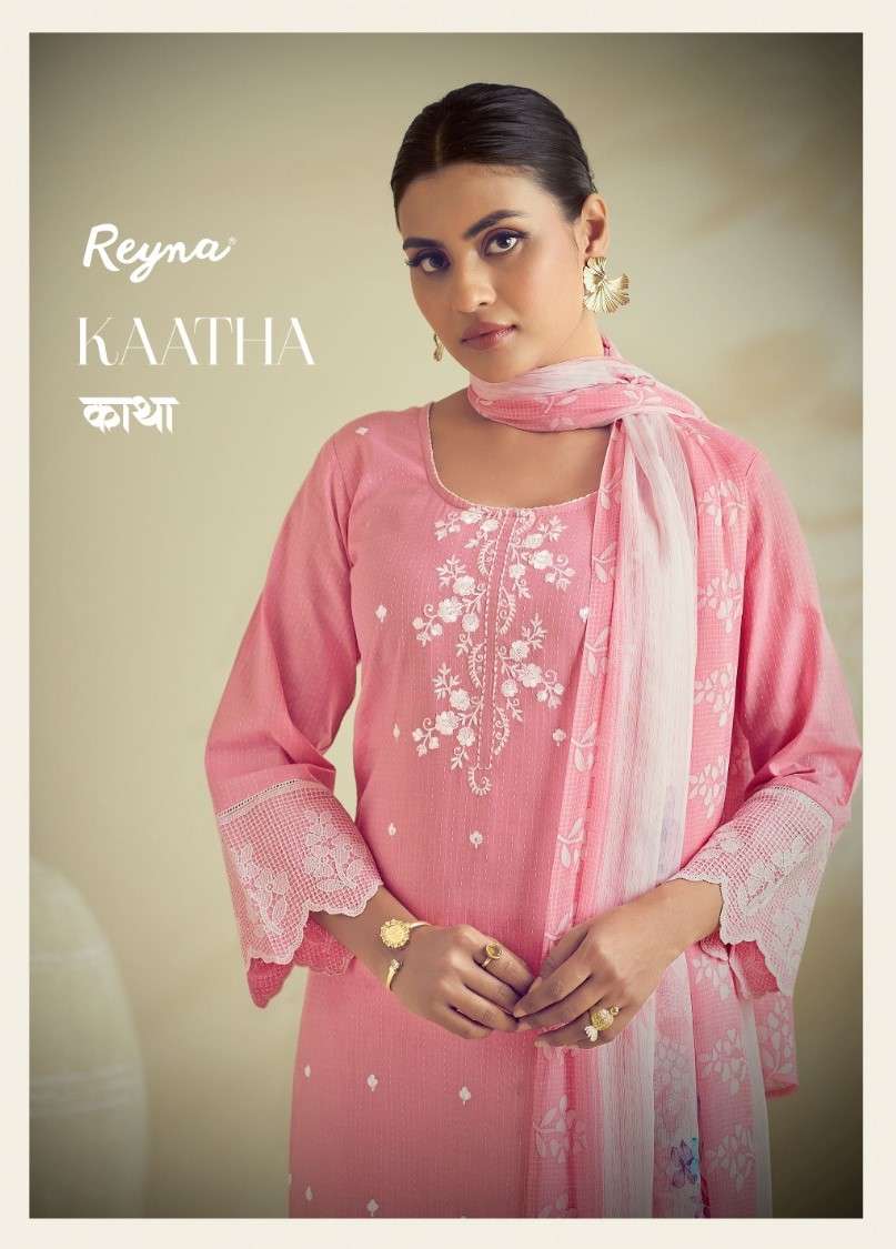 Reyna Kaatha Festive Collection Cotton Suit Catalog Online Dealers