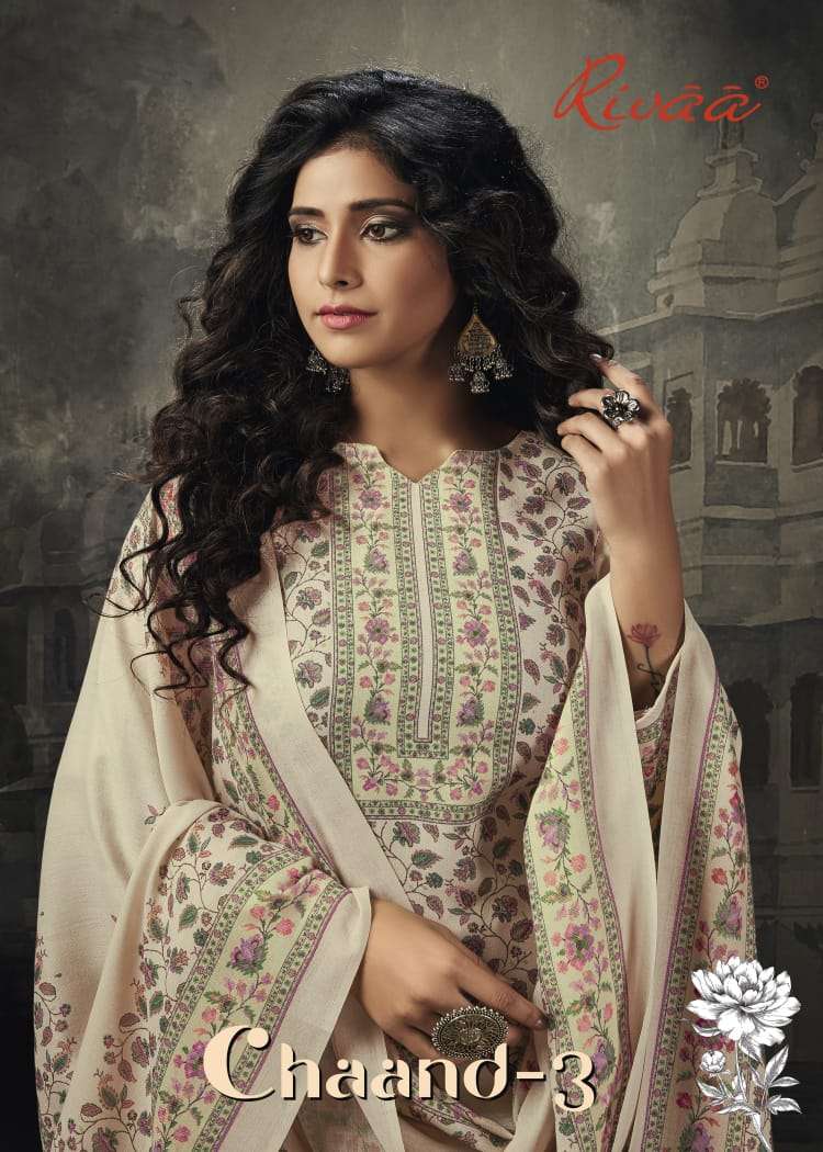 Rivaa Chaand Vol 3 Fancy Printed Dress Material Catalog Dealers