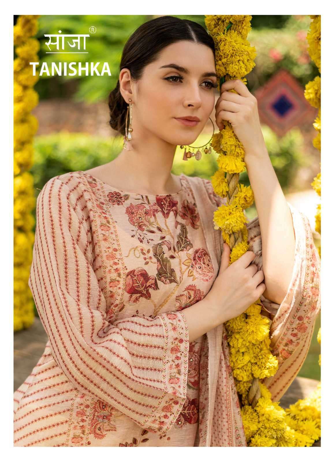 Saanja Tanishka Fancy Viscose Linen Ladies Salwar Suit New Arrivals