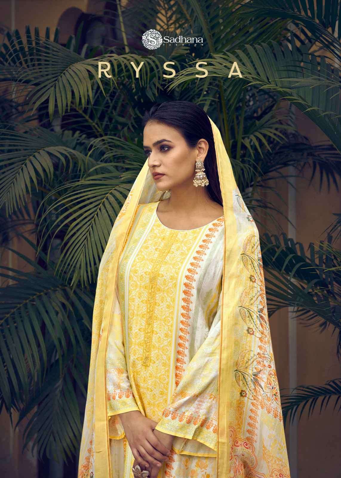 Sadhana Ryssa Festive Collection Muslin Silk Salwar Suit Suppliers