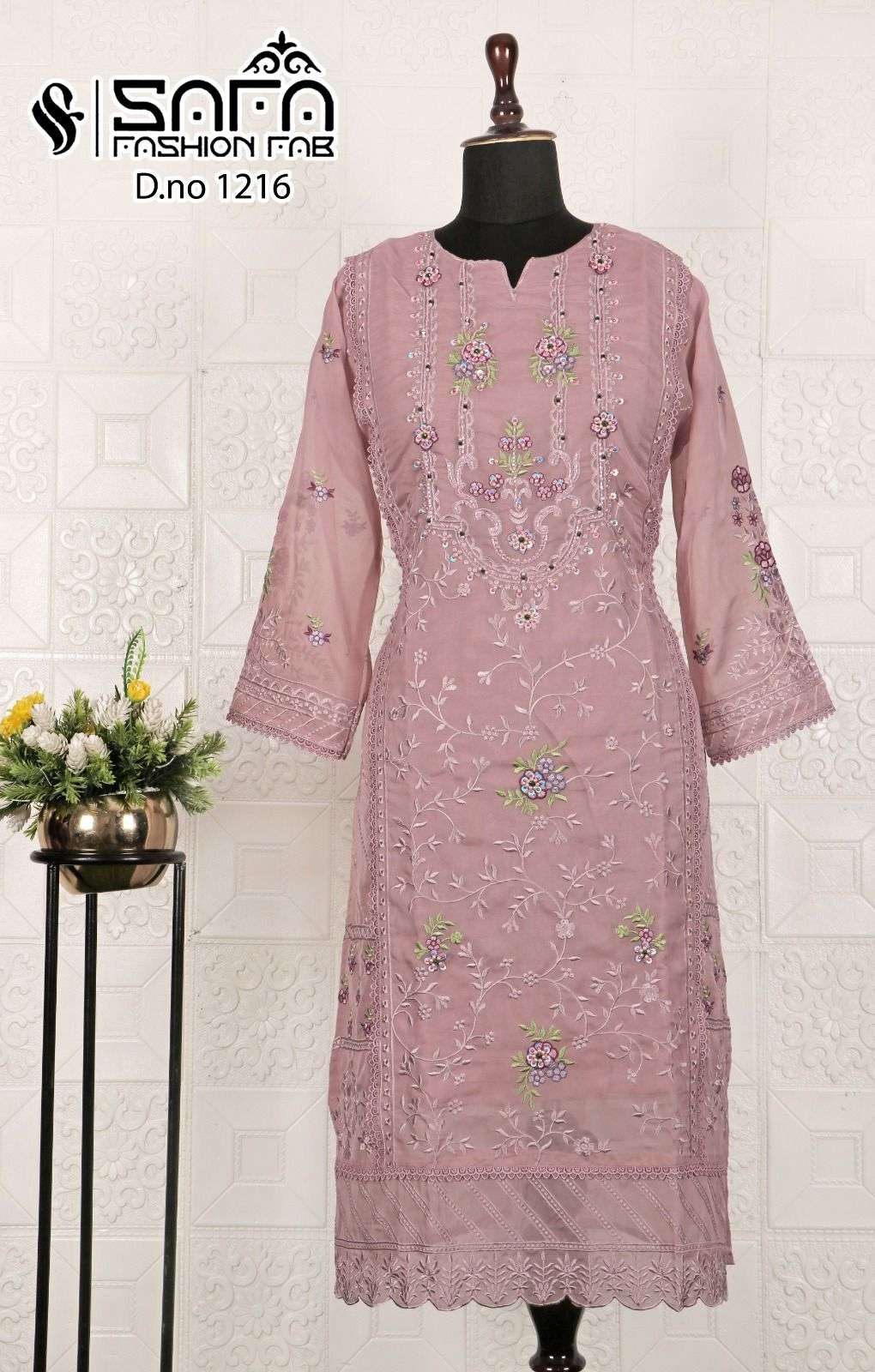 Safa Fashion Fab 1216 Readymade Pakistani Suit Catalog Dealers
