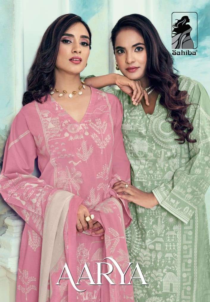 Sahiba Aarya Pure Cotton Exclusive Ladies Suit Catalog Exporters