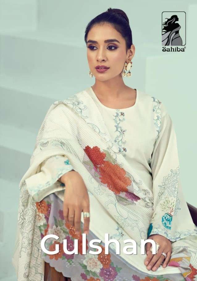 Sahiba Gulshan Digital Print Pure Cotton Ladies Dress Catalog Dealers
