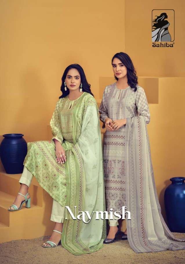 Sahiba Naymish Fancy Muslin Digital Print Ladies Suit Exclusive Collection