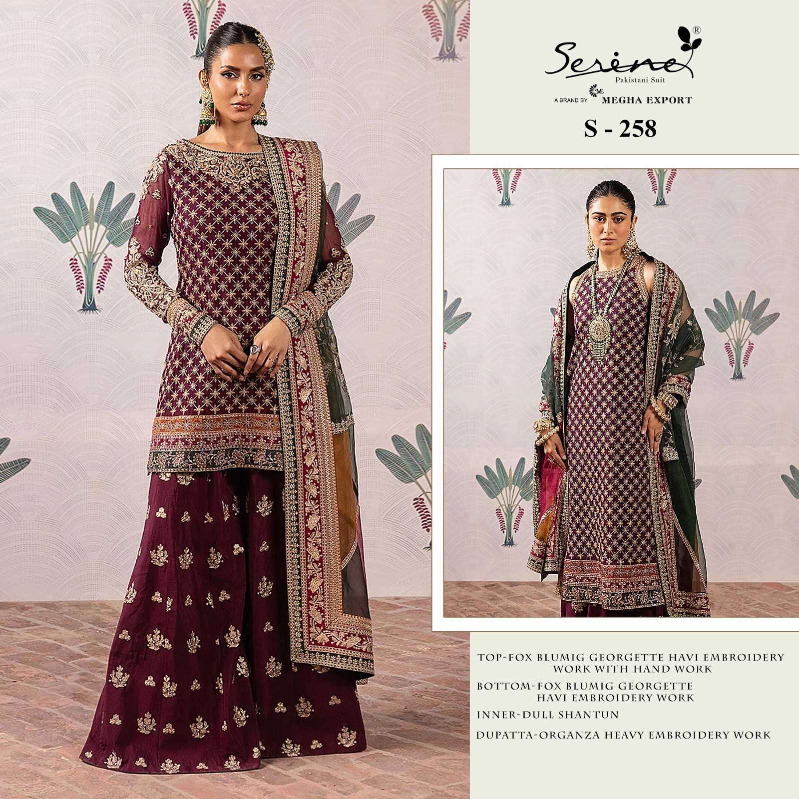 Serine S 258 Pakistani Designer Bridal Style Dress Online Collection
