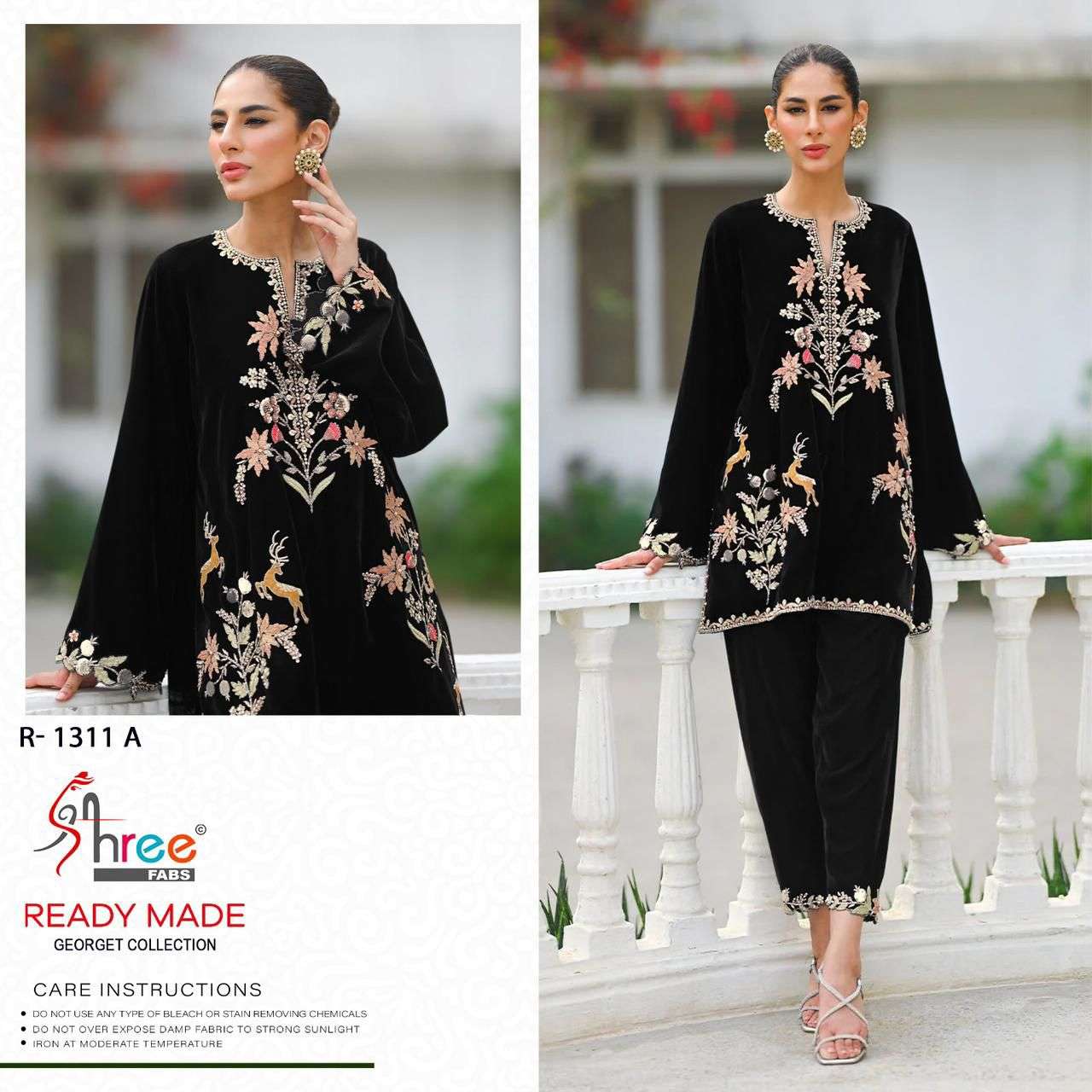 Shree Fabs R 1311 Colors Pakistani Top Bottom Style Cord Set Latest Designs