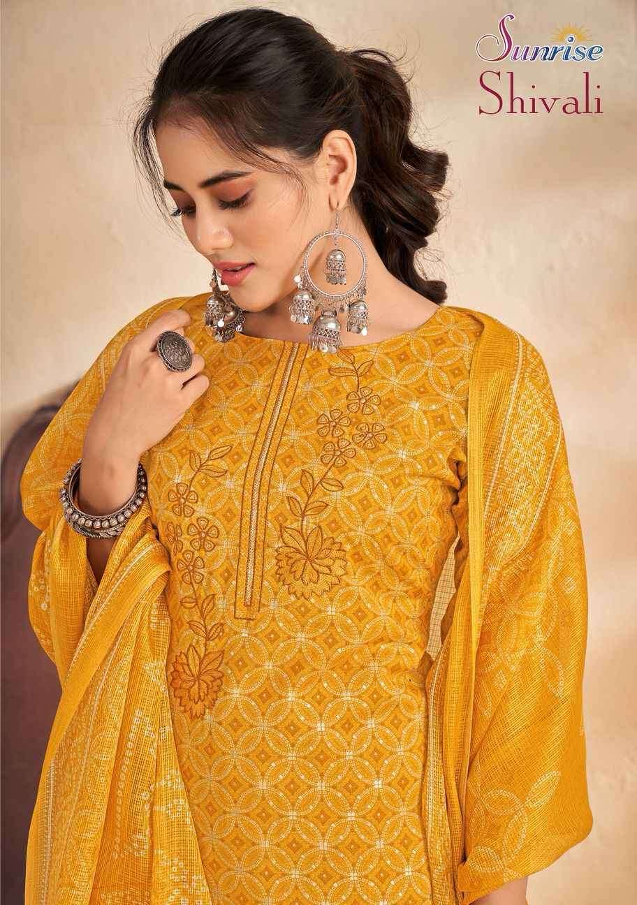 Sunrise Shival Fancy Cotton Ladies Salwar Suit New Designs