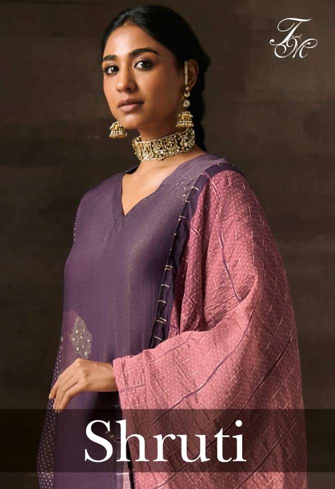T And M Designer Shruti Sh05 Fancy Tradition Wear Ladies Dress Exporters