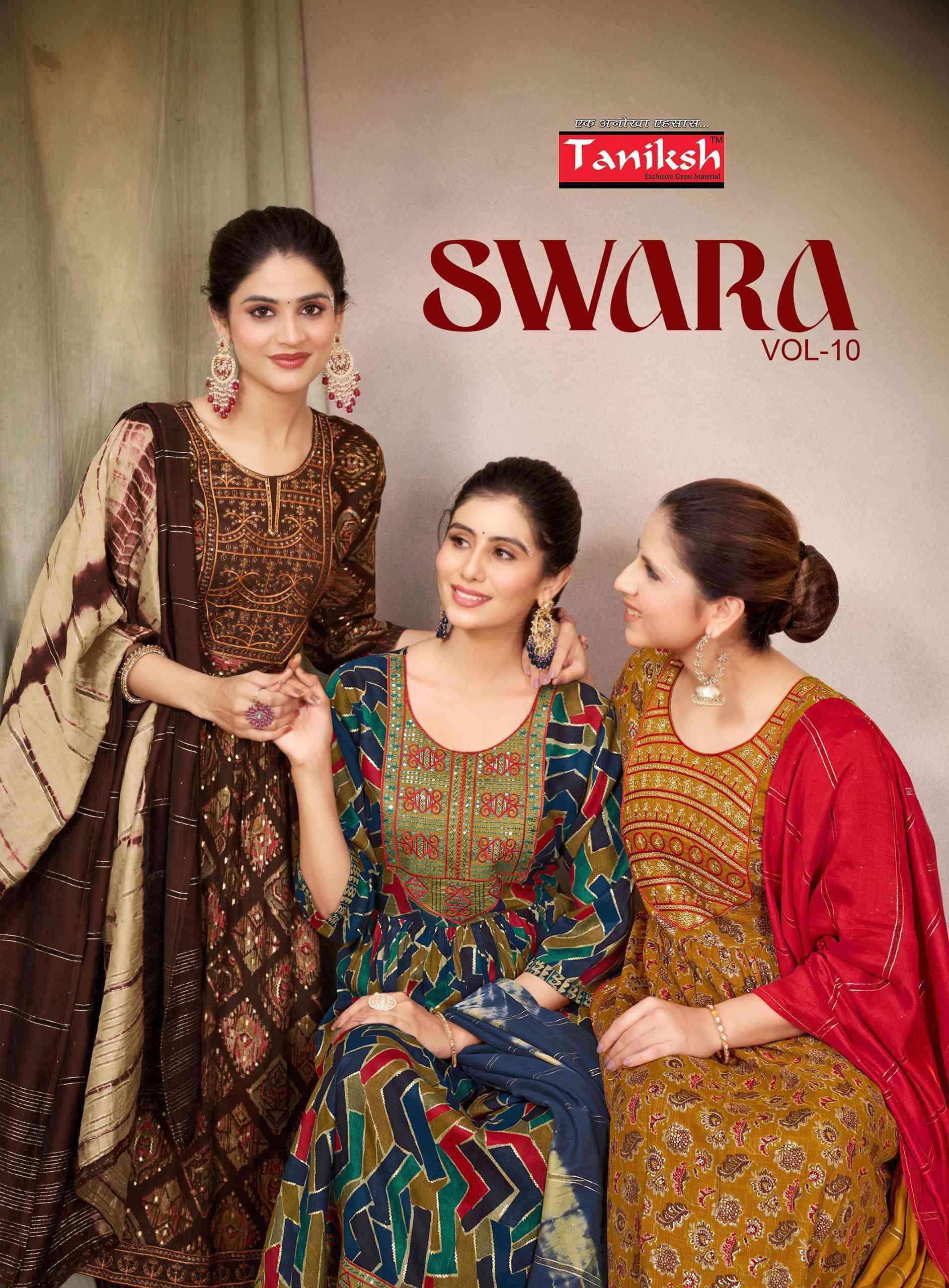 Taniksh Swara Vol 10 New Designs Readymade Dress Festive Collection