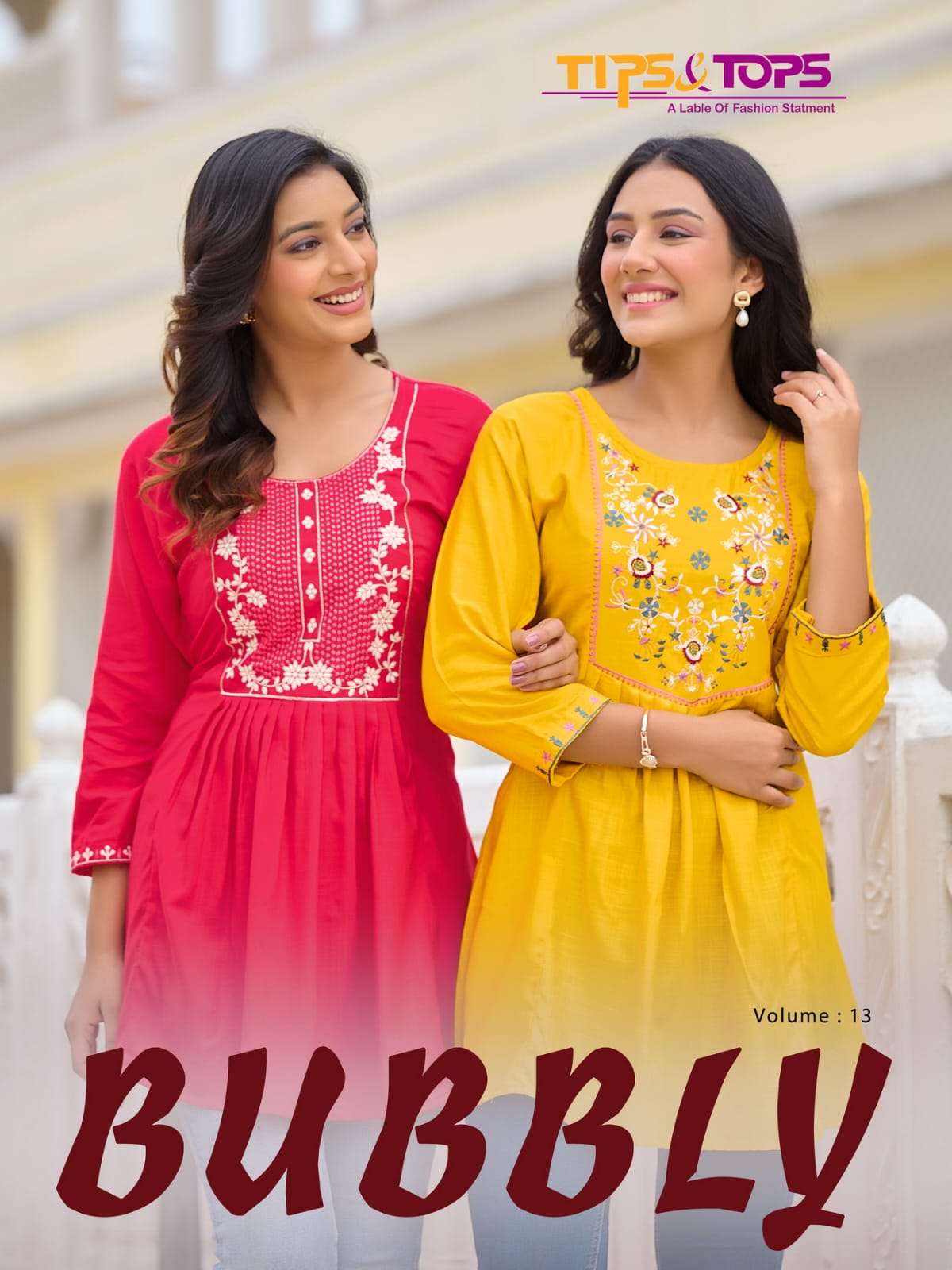 Tips And Tops Bubbly Vol 13 Western Sort Tops Catalog Dealers By Surat