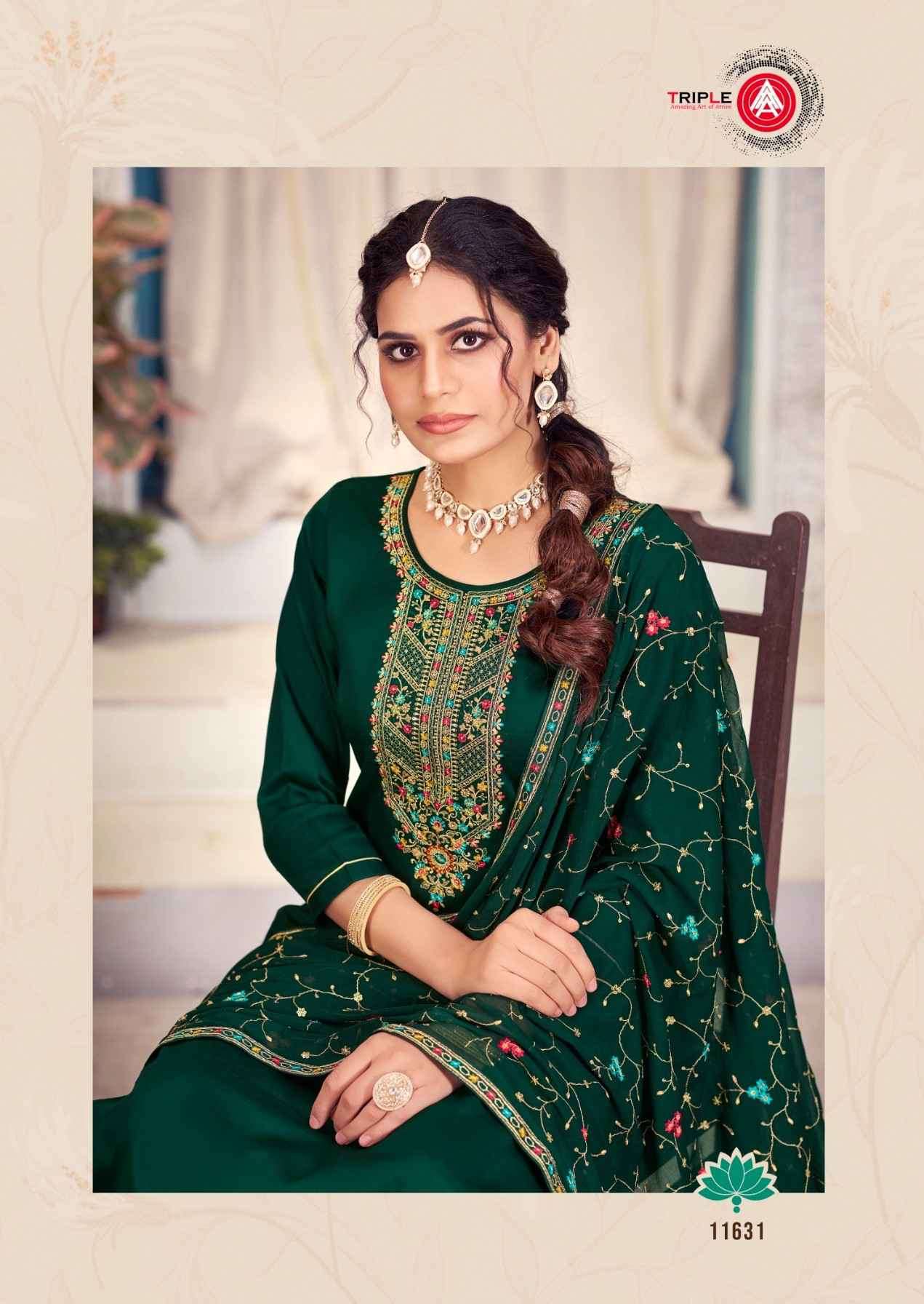 Triple AAA Keerat Edition 6 Fancy Jam Silk Ladies Salwar Suit Exporters