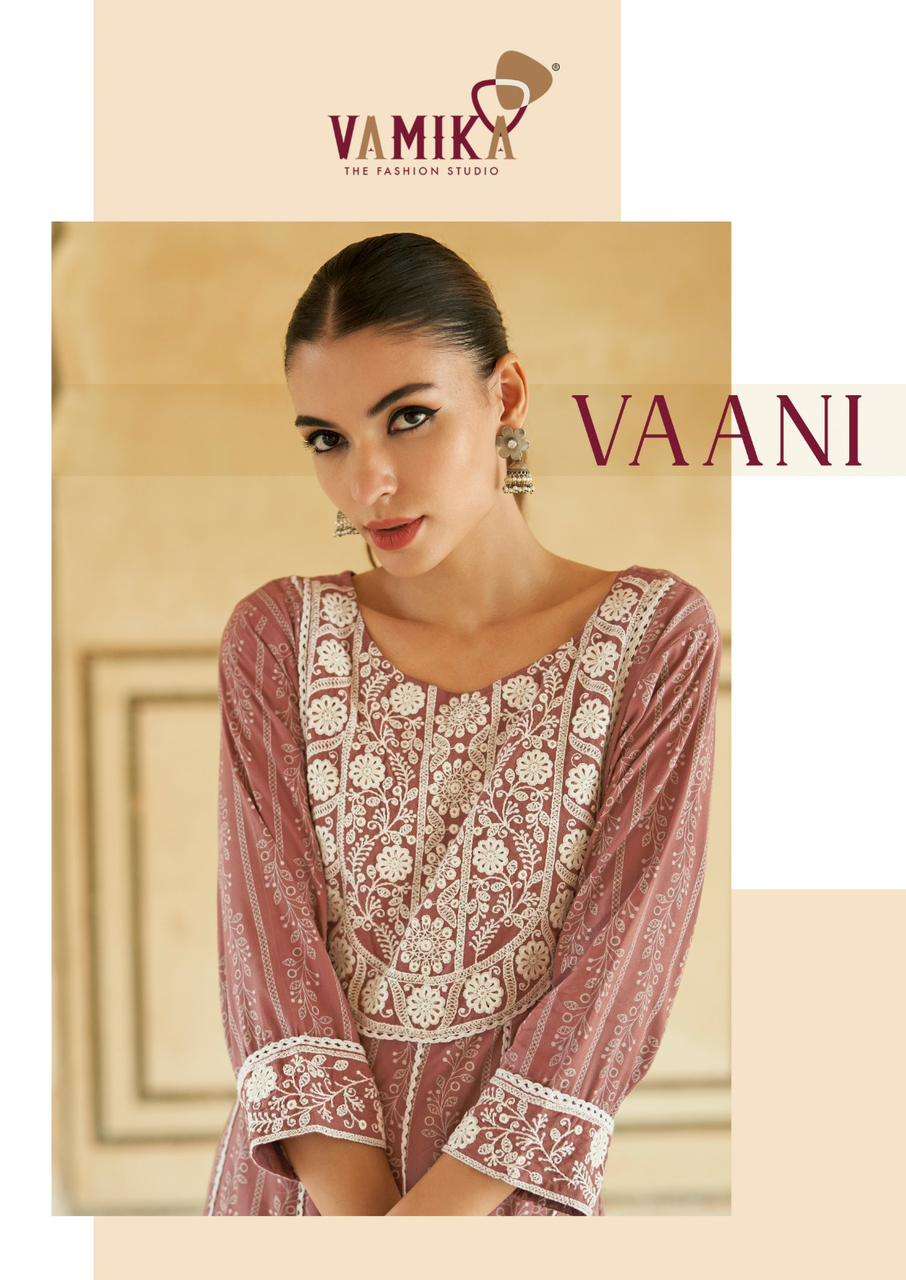 Vamika Vaani Hit Designs Fancy Kurti Bottom Set Wholesalers