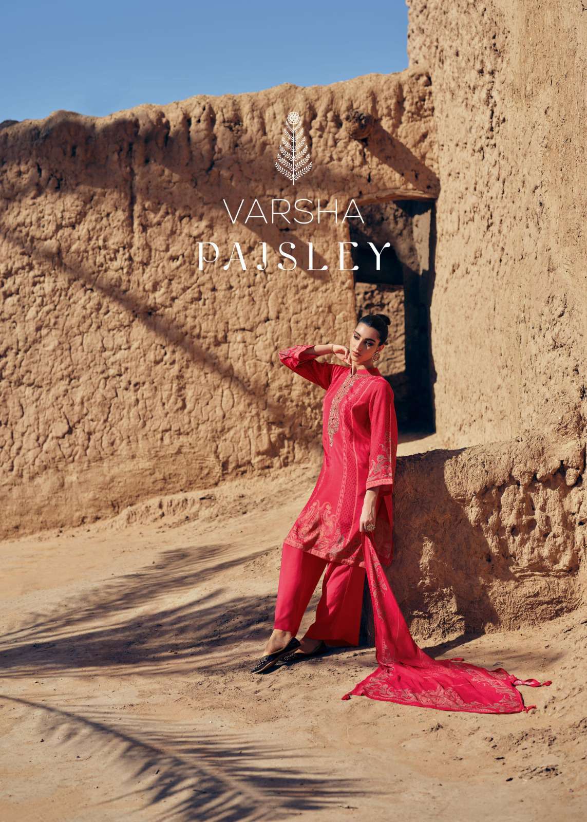 Varsha Paisley Exclusive Unstitch Cotton Suit New Collection