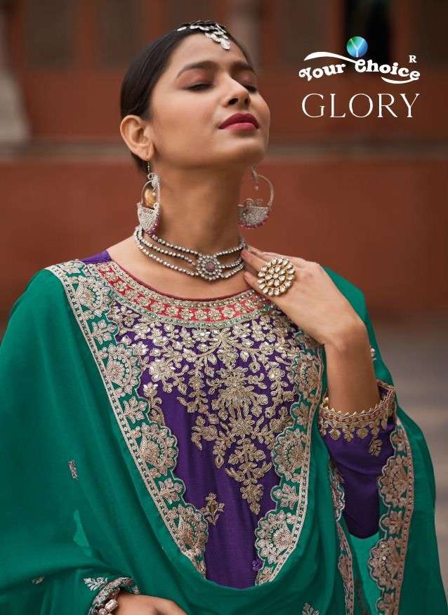 Your Choice Glory Festive Wear Designer Sharara Style Dress Suppliers