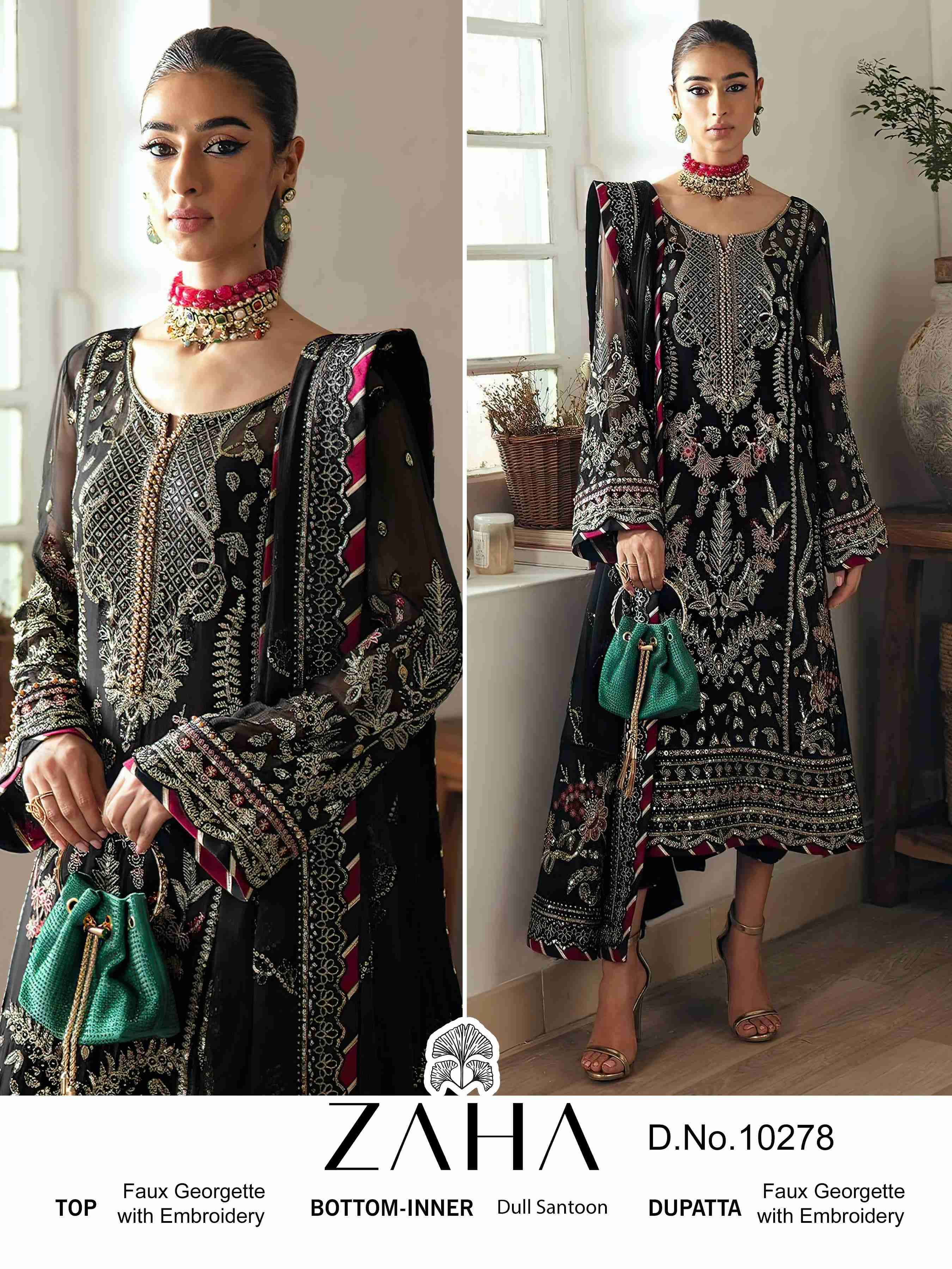 Zaha 10278 Festival Wear Pakistani Suit Online Collection